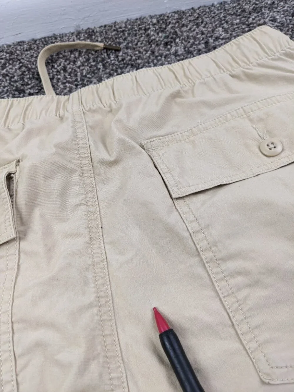 Polo Ralph Lauren Relaxed Fit Poplin Jogger Pants Mens M Elastic Waist Utility